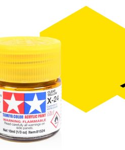 Tamiya X-24 Mini Acrylic Clear Yellow Gloss 10ml