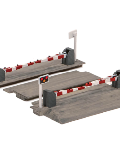 Ratio 235 Level Crossing with Barriers (N Gauge)