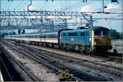 Dapol 2D-087-001 Class 87 87031 "Hal'o'the Wynd" in BR Blue Livery Dcc Ready N Gauge (Free Postage)