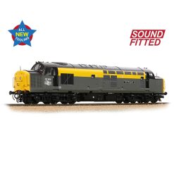 Bachmann Branchline 35-308SF Class 37/0 Centre Headcode 37201 'St. Margaret' BR Eng. Grey & Yellow Dcc Sound (OO Gauge)