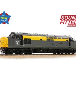 Bachmann Branchline 35-308SFX Class 37/0 Centre Headcode 37201 'St. Margaret' BR Engineers Grey & Yellow Dcc Sound Deluxe (OO Gauge)