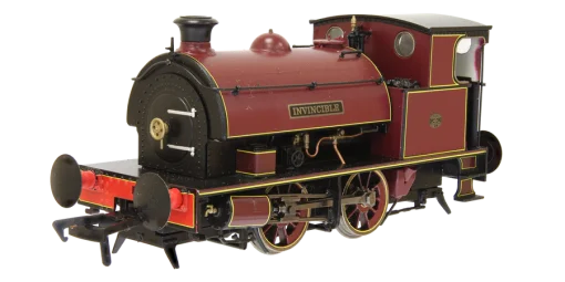Dapol 4S-024-003 Hawthorn Leslie 0-4-0ST "Invincible" in Woolwich Arsenal Railway lined maroon Dcc Ready (OO Gauge)