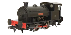Dapol 4S-024-007 Hawthorn Leslie 0-4-0ST "Spider" in Black Park Colliery plain black Dcc Ready (OO Gauge) Free Postage