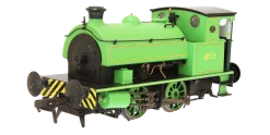 Dapol 4S-024-008 Hawthorn Leslie 0-4-0ST 13 in Newcastle Electric Supply lined green with yellow chevrons Dcc Ready (OO Gauge) Free Postage
