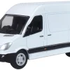 Oxford Diecast 76MSV004 White Mercedes Sprinter (OO Gauge)