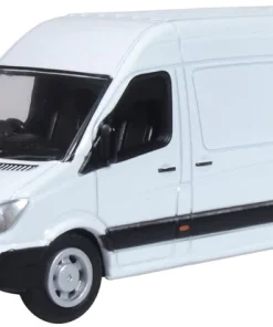 Oxford Diecast 76MSV004 White Mercedes Sprinter (OO Gauge)