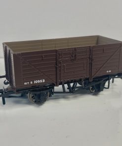 Rapido Trains 940028 8 plank open wagon diagram D1400 in SR brown with BR lettering - S10953 (OO Gauge)