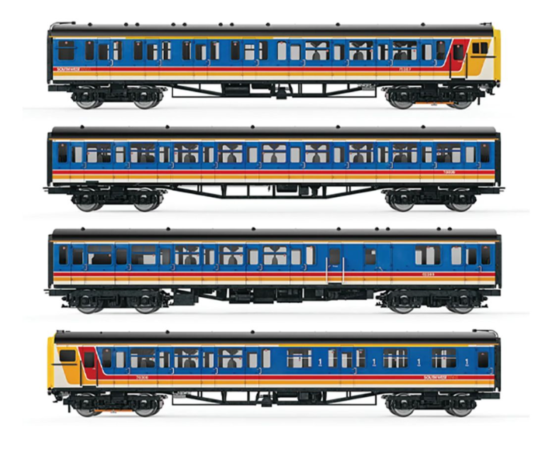 Hornby R30107 South West Trains Class 423 4VEP EMU Train Pack Dcc