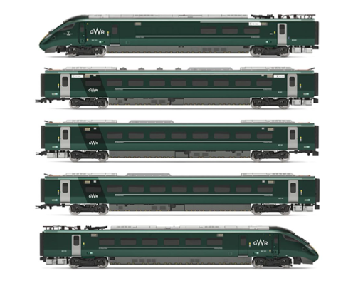 Hornby R3967 GWR - Class 802/1 - 5 Car Train Pack Dcc Ready 21 Pin Socket (OO Gauge)