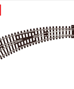 Peco ST-45 Curved Turnout, Left Hand (N Gauge)