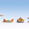 Noch 15849 Bathers (6) Figure Set (HO Gauge)