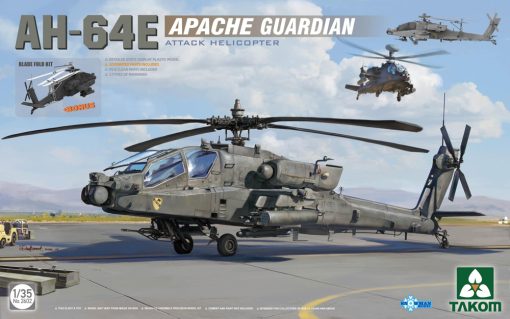 Takom PKTAK02602 British Army AH Mk 1 Apache Longbow Attack Helicopter (1:35 Scale)