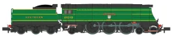 Dapol 2S-034-004D Class 7P6F Bulleid Streamlined West Country 4-6-2 21C113 "Okehampton" in SR malachite green Dcc Fitted (N Gauge) Free Postage