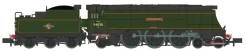 Dapol 2S-034-005 Class 7P6F Bulleid Streamlined West Country 4-6-2 34030 "Watersmeet" in BR green with late crest Dcc Ready (N Gauge) Free Postage