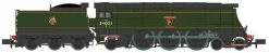 Dapol 2S-034-006S Class 7P6F Streamlined West Country 4-6-2 34001 "Exeter" in BR green with early emblem Dcc Sound (N Gauge) Free Postage