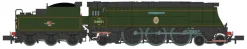 Dapol 2S-034-007 Class 7P6F Bulleid Streamlined Battle of Britain 4-6-2 34051 'Winston Churchill' in BR green with late crest Dcc Ready (N Gauge) Free Postage