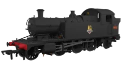 Rapido Trains 951008 GWR 44xx No.4401 BR Early Crest Plain Black Dcc Ready (OO Gauge)