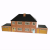 ATD Models ATD002 1950s Semi Detached House Card Kit (OO Gauge)