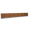 ATD Models ATD003 Timber Fencing Brown With Concrete Posts Card Kit (OO Gauge)