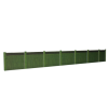 ATD Models ATD016 Wooden Fencing Green With Trellis Top Card Kit (OO Gauge)