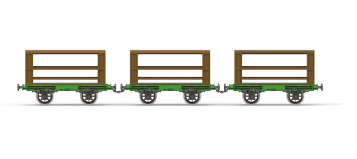Hornby R60166 L&MR Horse Wagon Pack (OO Gauge)