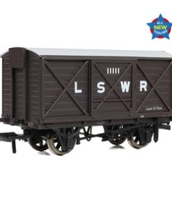 EFE Rail E87051 LSWR 10T Ventilated Van LSWR Brown (OO Gauge)