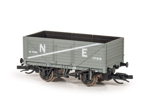 Peco TTR-7001E 7-plank open wagon in NE grey - 171519 (TT:120 Scale)