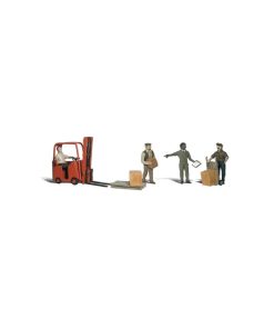 Scenic Accents WA2192 Workers With Forklift (N Gauge)