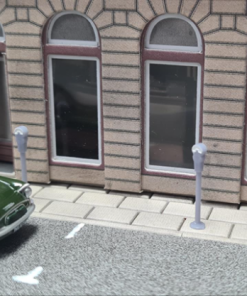 Gaugemaster Structures GM471 Parking Meters 6pcs Pre-Built (OO Gauge)