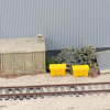 Gaugemaster Structures GM497 Modern Grit Boxes 3pcs Pre-Built (OO Gauge)