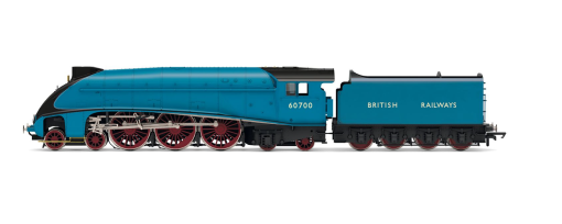 Hornby R30125 BR, W1 Class 'Hush Hush' Streamlined, 4-6-4, 60700 - Era 4 Dcc Ready 21 Pin Socket (OO Gauge)
