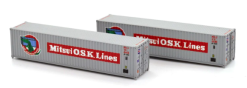 Dapol 2F-028-116 40ft Container Set (Pack of 2) Mitsui Lines (N Gauge)