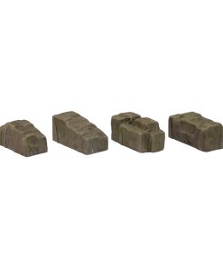 Bachmann Branchline 44-545 Tarpaulin Covered Wagon Loads Pack of 4 (OO Gauge)