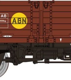 Rapido Trains 915002 OAA 45t open wagon in BR bauxite with yellow 'ABN' spot - 100018 (OO Gauge)