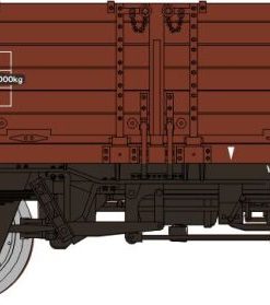 Rapido Trains 915005 OAA 45t open wagon in BR bauxite - 100016 (OO Gauge)