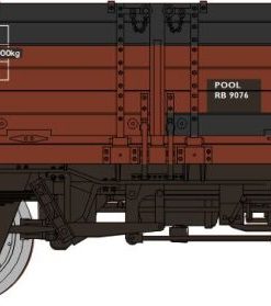 Rapido Trains 915007 OAA 45t open wagon in patched BR bauxite with 'Corpach' pool lettering - 100026 (OO Gauge)