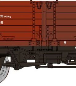 Rapido Trains 915008 OAA 45t open wagon in repaired brown - 100040 (OO Gauge)