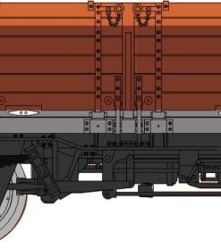 Rapido Trains 915012 OAA 45t open wagon in patched Railfreight red and grey - 100088 (OO Gauge)