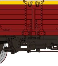 Rapido Trains 915017 OAA 45t open wagon in EWS Maroon - DC100088 (OO Gauge)