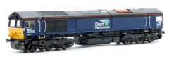 Revolution Trains RT-N66-DR-303 Class 66303 In DRS Plain Livery Dcc Ready (N Gauge)