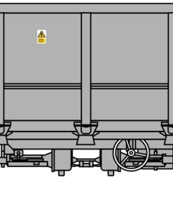 Revolution Trains OO-EAL-103E Ermewa/Tarmac Grey JNA-T 8170 5500 040-7 (OO Gauge)