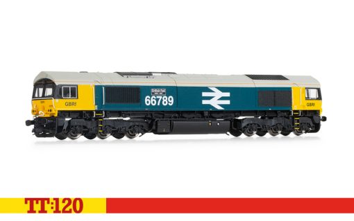 Hornby TT3020M GBRf, Class 66, Co-Co, 66789, 'British Rail 1948-1997'- Era 11 (TT:120 Gauge)