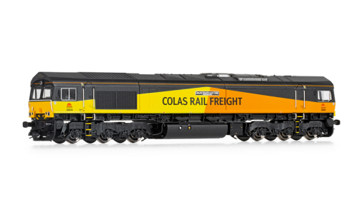 Hornby TT3019M Colas Rail, Class 66, Co-Co, 66850, 'David Maidment OBE' - Era 11 Dcc Ready Next 18 (TT:120 Gauge)