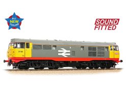 Bachmann Branchline 35-821SF Class 31/1 Refurbished 31180 BR Railfreight Red Stripe Dcc Sound (OO Gauge)