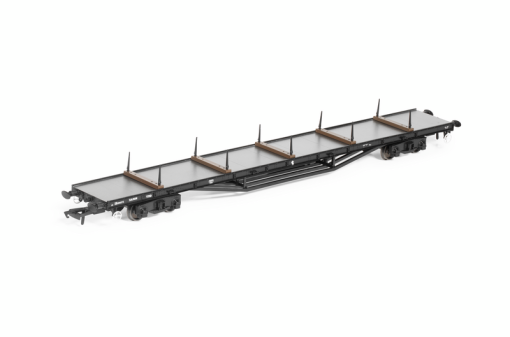 Hornby R60205 BR, YMO 'Salmon' Bogie Bolster Wagon - Era 7 (OO Gauge)