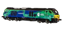 Dapol 2D-022-016D Dcc Fitted Class 68 68006 "Pride of the North" in 2022 DRS/NTS Green (N Gauge)
