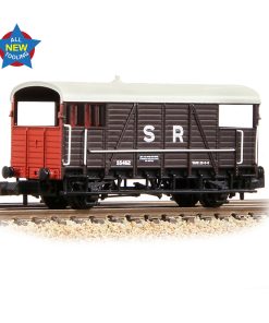 Graham Farish 378-026 SE&CR 25T 'Dance Hall' Brake Van SR Brown (N Gauge)