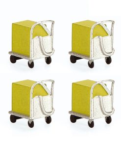 Bachmann Branchline 44-567 Coolant Trolleys (x4) (OO Gauge)