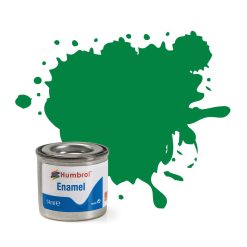 Humbrol Enamel No 002 Emerald Green Gloss Tinlet (14ml)