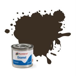 Humbrol Enamel No 010 Service Brown Gloss Tinlet (14ml)